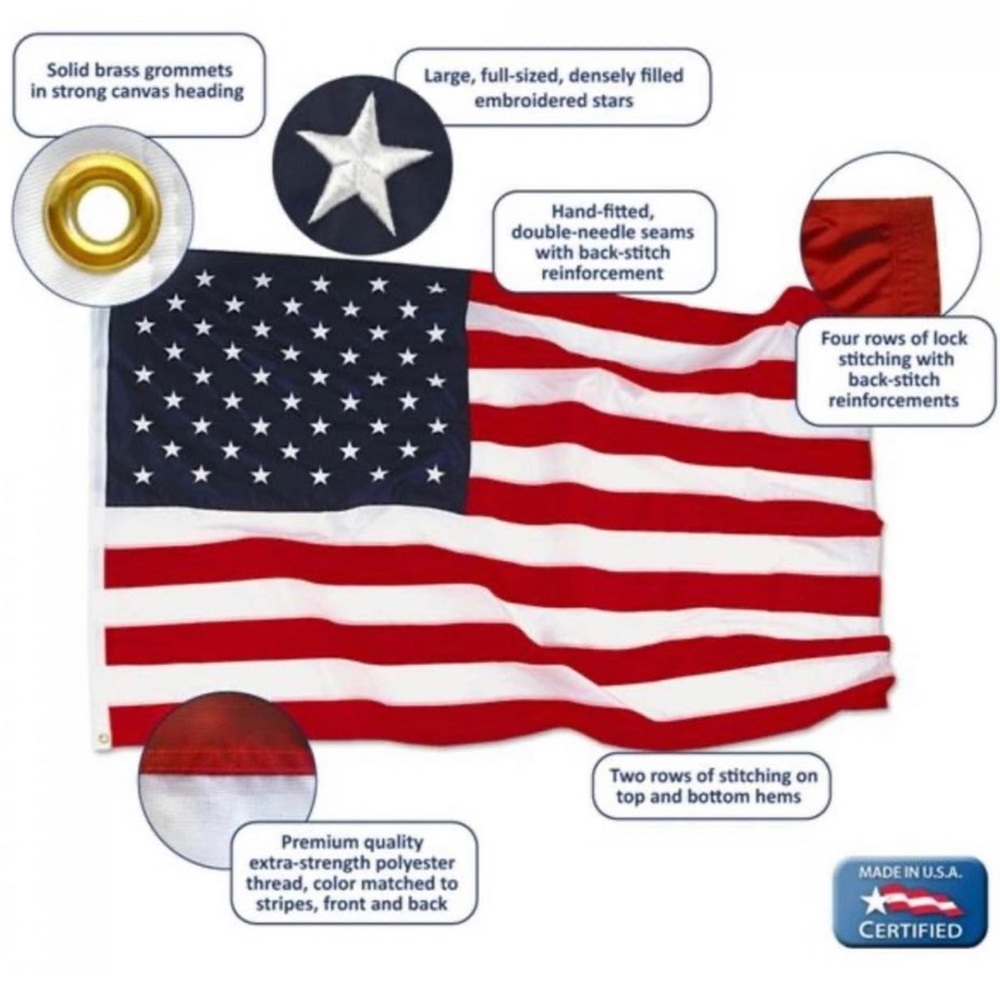 American Flag 57” x 112”